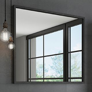 Comforty Зеркало "Бредфорд-90" черный