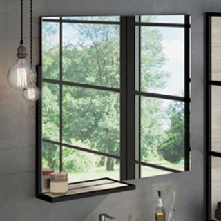 Comforty Зеркало "Дюссельдорф-90" дуб дымчатый