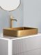 Раковина AltroBagno Astro 001017 OrSp из нержавеющей стали золото матовое