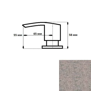 Дозатор  GranFest 001 светло-розовый