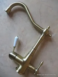 Смесители для кухни Gappo G4391-4 с подключением под фильтр бронза