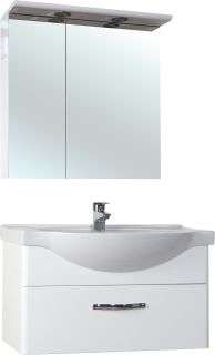 Тумба под раковину Bellezza Анкона 80см белый 00000006129