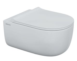 Подвесной унитаз Berges EGO XL Rimless 082138 с функцией биде сиденье дюропласт Okus Slim SO белый