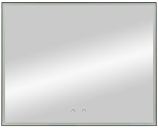 Зеркало с подсветкой и функцией антизапотевания Art&Max Arezzo 100x80см чёрный AM-Are-1000-800-DS-FC-H-Nero