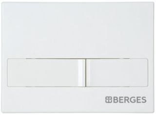 Кнопка смыва Berges Novum белый 040011