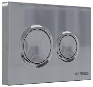 Кнопка смыва Berges Novum 040063 хром глянец