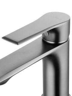 Смеситель для раковины Wonzon & Woghand Brilliant WW-88018079-BGM тёмный графит