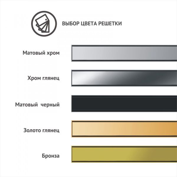 Душевой лоток Berges В1 Keramik Black 095117 60см чёрный матовый