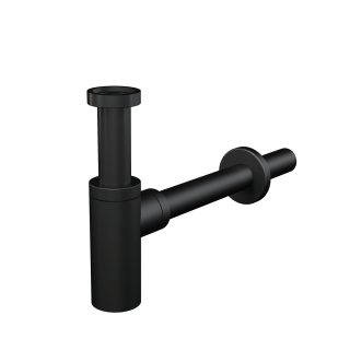 Сифон для раковины AlcaPlast круглый черный матовый A400BLACK