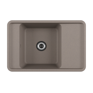 Мойка кухонная Акватон Беллис 78см серый шёлк 1A725032BS250