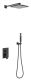 Душевой комплект Berges Nardis 2S чёрный матовый 071002