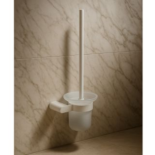 Ершик для унитаза Knotlor TB102WY, белый