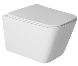 Подвесной унитаз Berges Sigma Rimless 082254 быстросъёмное сиденье дюропласт белый