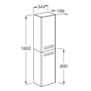 Пенал Roca Gap ZRU9302738 R