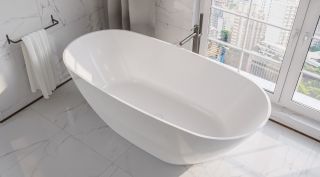 Ванна из искусственного камня Whitecross Onyx D 0207.160075.100 160x75см белый глянец
