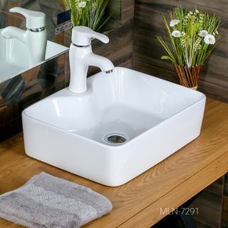 Накладная раковина Melana 7291-805 49см белый