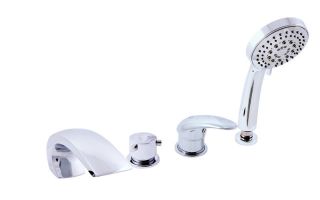 Смеситель на борт ванны Rav Slezak Dunaj D472.5P хром