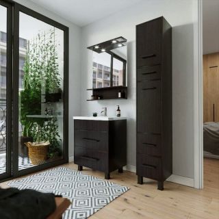 Тумба под раковину Бриклаер Чили 4627125415104 70 см венге