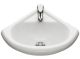 Мебельная раковина Santeri Радиан 1.3130.9.S00.10B.0 угловая 33см белый