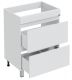 Тумба под раковину для стиральной машины СанТа Марс 700316 напольная 68см белый