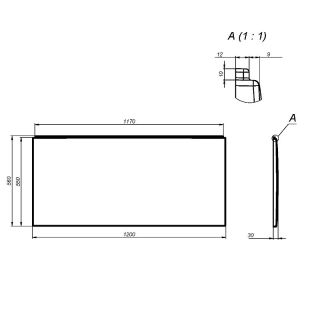 Панель фронтальная для ванны Am.Pm X-Joy W94A-120-070W-P 120 см белый
