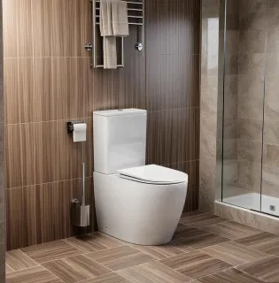 Унитаз напольный Ceruttispa Vince Tornado CT10373 безободковый со смывом торнадо белый