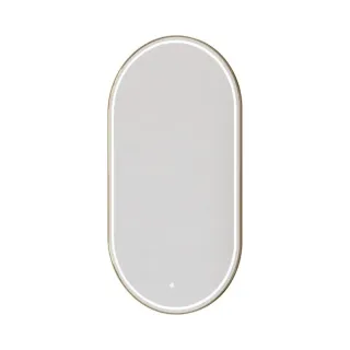 Зеркало с подсветкой Armadi Art 568-G 60 см сенсорный выключатель антизапотевание золото