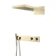 Душевой комплект Boheme Zodiac 133-G с термостатом золото