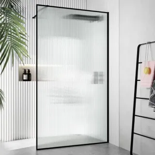 Душевая перегородка Cerutti SPA STRIP T120 120см чёрный