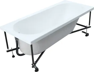 Акриловая ванна Aquanet Lotos 330873 165x70 см с каркасом