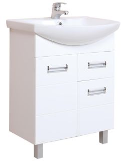 Напольная тумба под раковину Onika Балтика 106041 с ящиком 60см белый