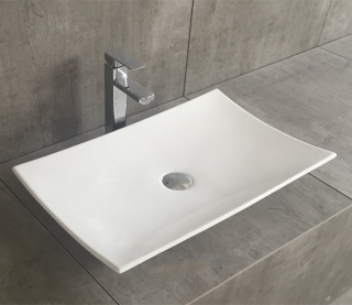 Раковина  CeramaLux 78123А белая 60 см