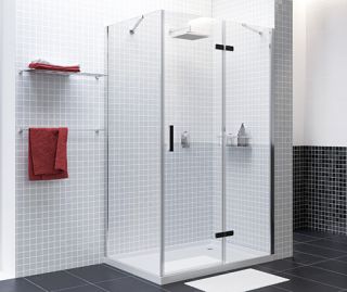 Душевой уголок Wasserkraft Aller Black 10H07RBLACK 120x90 правый