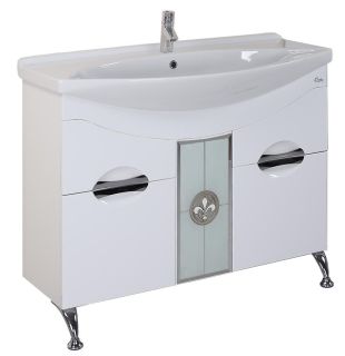 Напольная тумба под раковину Onika Флорена 110504 105см белый