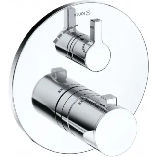 Термостатический смеситель для ванны и душа Kludi Nova Puristic 208850515 хром