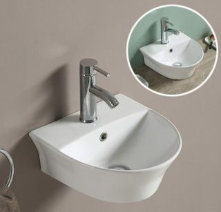 Раковина-чаша CeramaLux 78370 белая 33.5 см