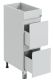 Тумба под раковину для стиральной машины СанТа Марс 700321 напольная 29см белый