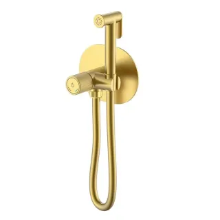Гигиенический душ со смесителем Boheme Tech 157-MG золото матовое