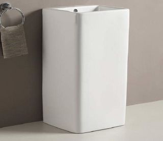 Раковина  CeramaLux P7005L белая 40 см