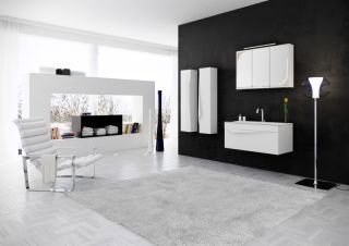 Пенал подвесной Clarberg Papyrus PAP0535 35x133см белый