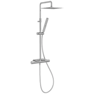 Душевая стойка Jacob Delafon Metro E26596-CP с термостатом хром