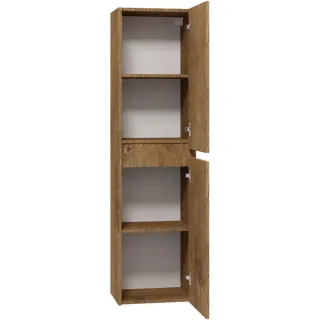 Шкаф-пенал ArtMax Family Family-M-1500-2A-SO-HG 40 см дуб харбор золотой