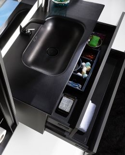 Тумба под раковину Armadi Art Vallessi 100см антрацит матовый 837-100-A matt