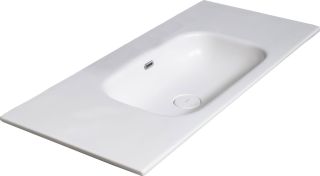 Раковина Armadi Art Vallessi 100см белый 838-100-W