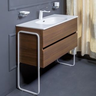 Тумба под раковину Armadi Art Vallessi 100см дуб тёмный 837-100-D