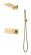 Душевой комплект Boheme Fusion 130-MG золото матовое