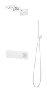 Душевой комплект Boheme Fusion 130-MW белый матовый