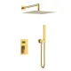 Душевой комплект Boheme Qubic 474-3-MG золото матовое