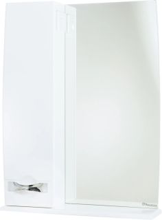 Зеркало-шкаф Bellezza Абрис 65см левый белый 00000006111