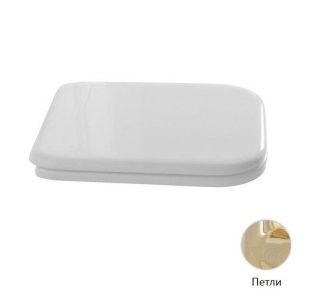 Сиденье для унитаза Kerasan Waldorf 418701 с крышкой белый